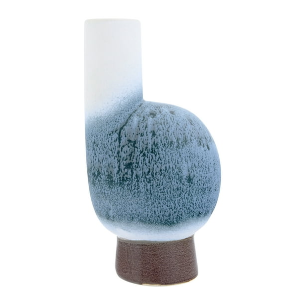 Bloomingville Glass Ball Bubbles Blue Vase Teal Bloomingville Glass Ball Bubbles Blue Vase Teal